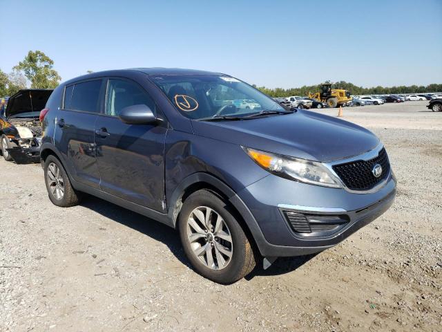 KNDPB3AC0E7586331 - 2014 KIA SPORTAGE B GRAY photo 1