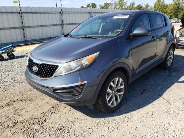 KNDPB3AC0E7586331 - 2014 KIA SPORTAGE B GRAY photo 2