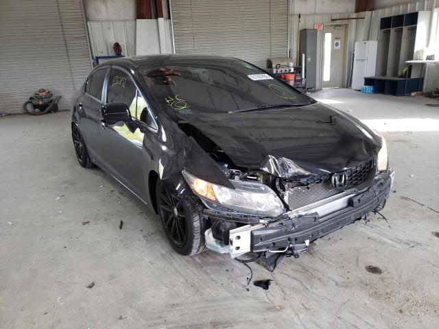 2HGFB2F98FH515372 - 2015 HONDA CIVIC EXL Czarny zdjęcie 1