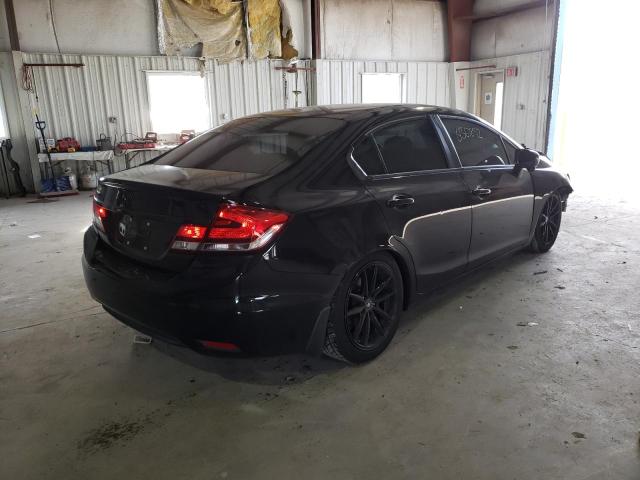 2HGFB2F98FH515372 - 2015 HONDA CIVIC EXL Czarny zdjęcie 4