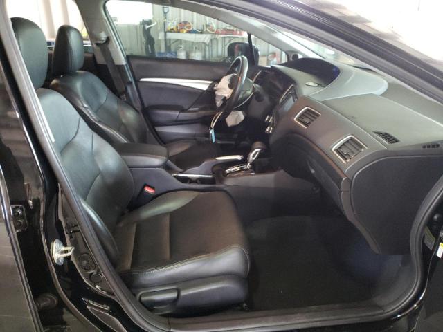 2HGFB2F98FH515372 - 2015 HONDA CIVIC EXL Czarny zdjęcie 5