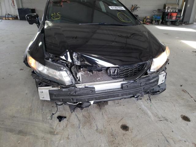 2HGFB2F98FH515372 - 2015 HONDA CIVIC EXL Czarny zdjęcie 9