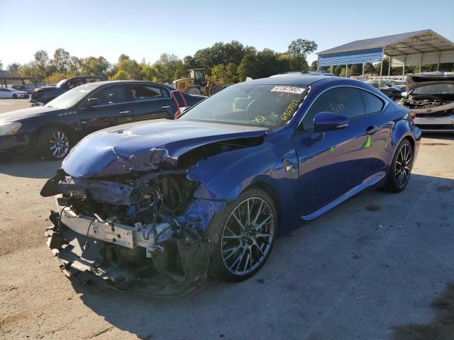 JTHHP5BC9F5002424 - 2015 LEXUS RC-F BLUE photo 2