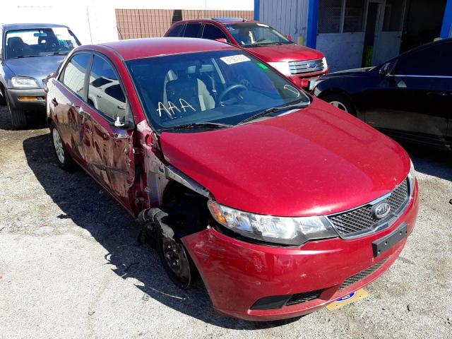 KNAFU4A20A5244058 - 2010 KIA FORTE EX MAROON photo 1