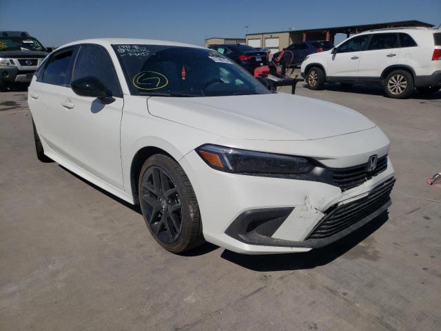2HGFE2F56NH534330 - 2022 HONDA CIVIC SPOR WHITE photo 1