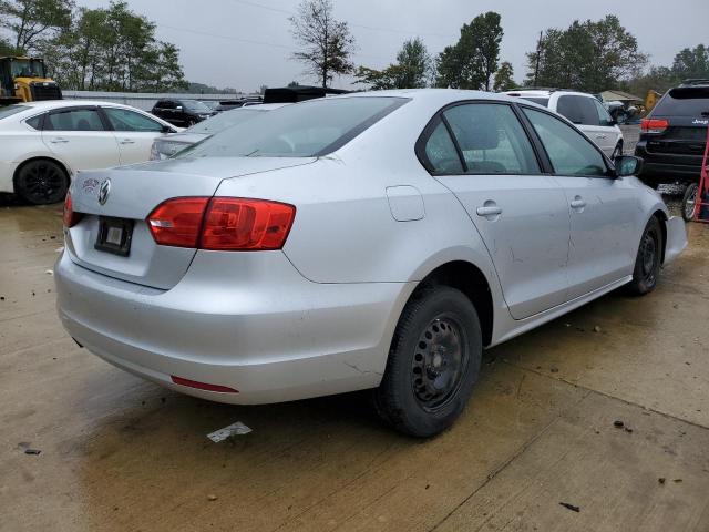 3VW2K7AJ2EM319663 - 2014 VOLKSWAGEN JETTA BASE SILVER photo 4