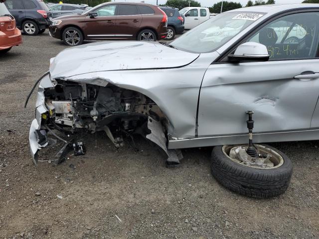 WBA3B9G59ENR91025 - 2014 BMW 335 XI SILVER photo 9