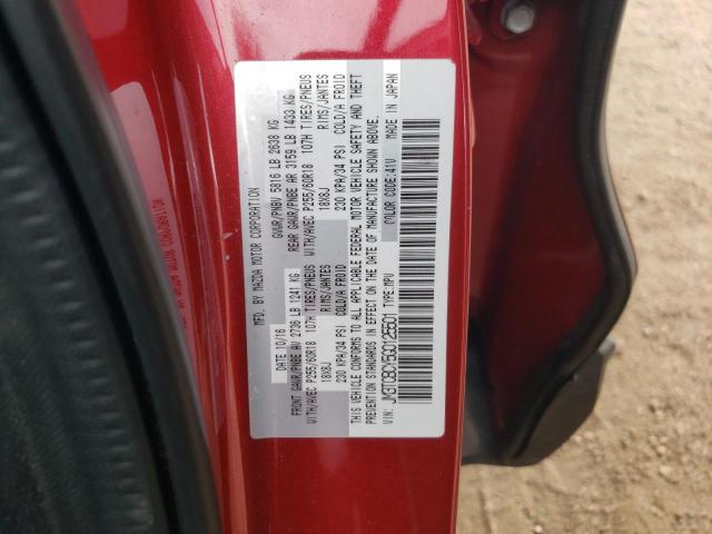 JM3TCBCY5G0125501 - 2016 MAZDA CX-9 TOURI RED photo 10