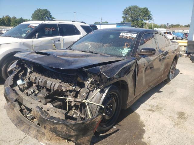 2C3CDXHG8MH504314 - 2021 DODGE CHARGER GT BLACK photo 2