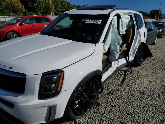 5XYP54HC4NG278472 - 2022 KIA TELLURIDE WHITE photo 9