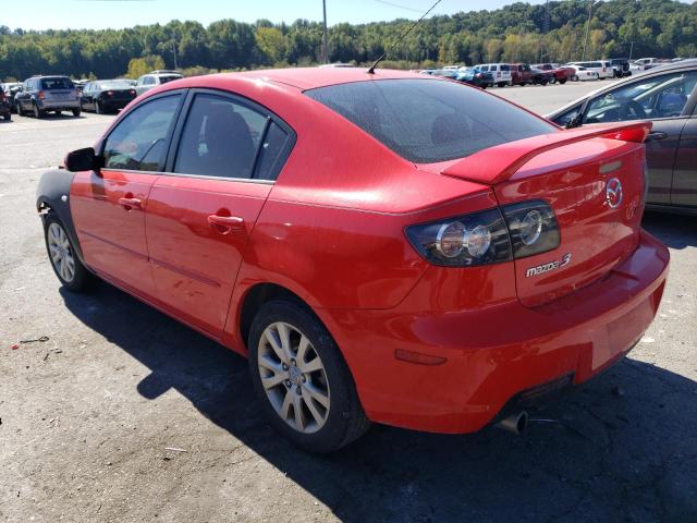 JM1BK32F381793595 - 2008 MAZDA 3 I RED photo 3