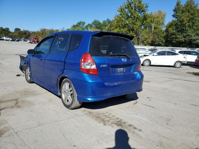 JHMGD38617S037472 - 2007 HONDA FIT S  photo 3