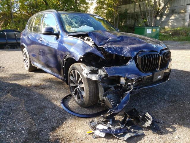 5UXCR6C07N9L85043 - 2022 BMW X5 XDRIVE4 BLUE photo 1