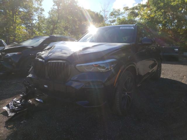 5UXCR6C07N9L85043 - 2022 BMW X5 XDRIVE4 BLUE photo 2