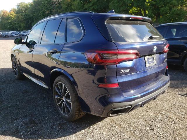 5UXCR6C07N9L85043 - 2022 BMW X5 XDRIVE4 蓝色 照片 3