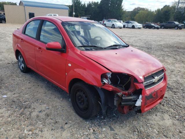 KL1TD56618B226775 - 2008 CHEVROLET AVEO BASE RED photo 1