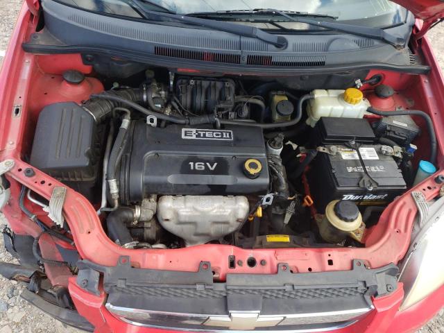 KL1TD56618B226775 - 2008 CHEVROLET AVEO BASE RED photo 7