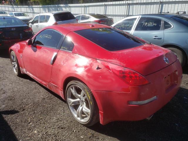 JN1AZ34D56M302087 - 2006 NISSAN 350Z COUPE RED photo 3