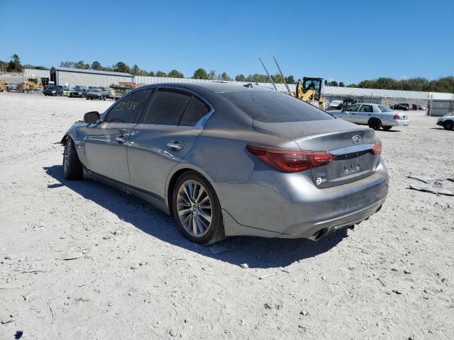 JN1EV7AR9JM437540 - 2018 INFINITI Q50 LUXE GRAY photo 3