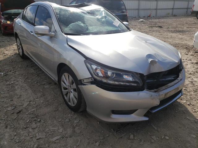 1HGCR3F83EA028170 - 2014 HONDA ACCORD EXL SILVER photo 1