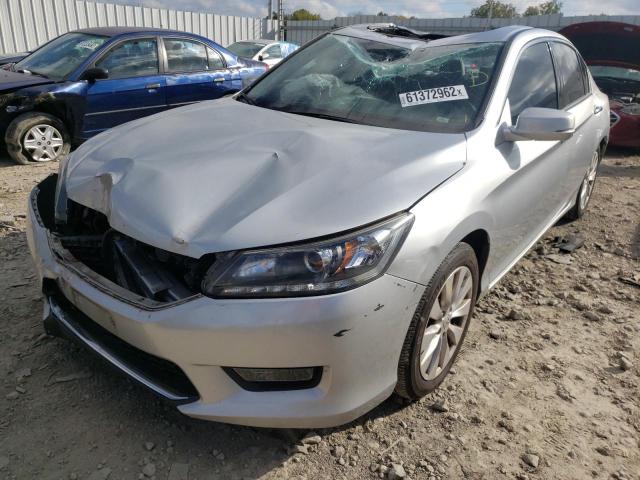 1HGCR3F83EA028170 - 2014 HONDA ACCORD EXL SILVER photo 2