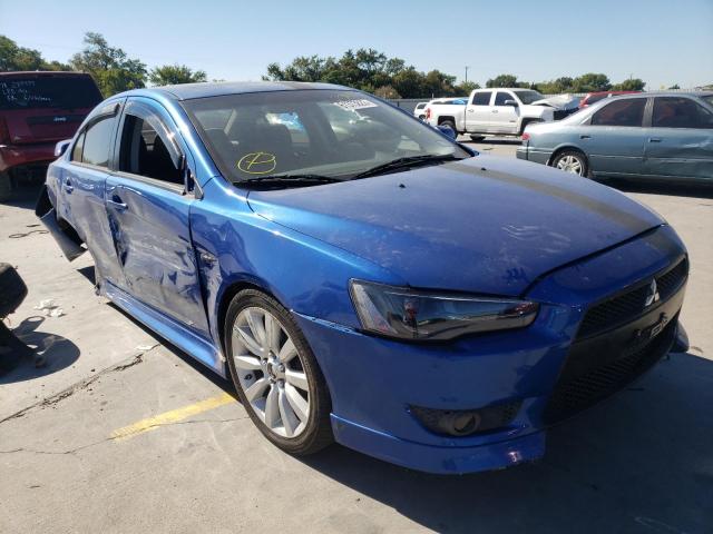 JA32U8FW4AU013950 - 2010 MITSUBISHI LANCER GTS BLUE photo 1