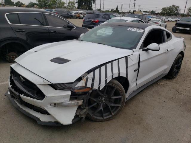 1FA6P8CF4J5105283 - 2018 FORD MUSTANG GT WHITE photo 2