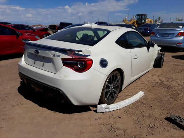 JF1ZCAC17H8604754 - 2017 SUBARU BRZ 2.0 LI WHITE photo 4