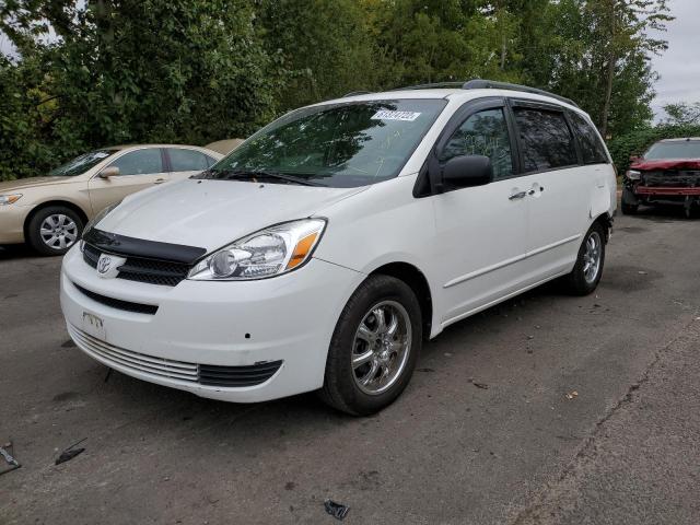 5TDZA23C05S311115 - 2005 TOYOTA SIENNA CE/ WHITE photo 2