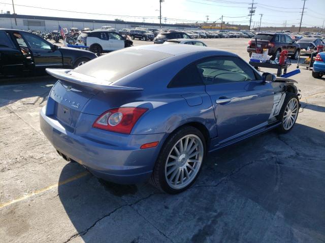 1C3AN79N75X039006 - 2005 CHRYSLER CROSSFIRE BLUE photo 4