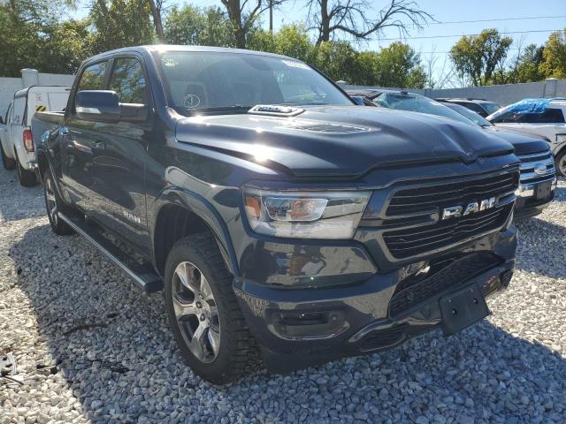 1C6SRFJT0KN716467 - 2019 RAM 1500 LARAM GRAY photo 1