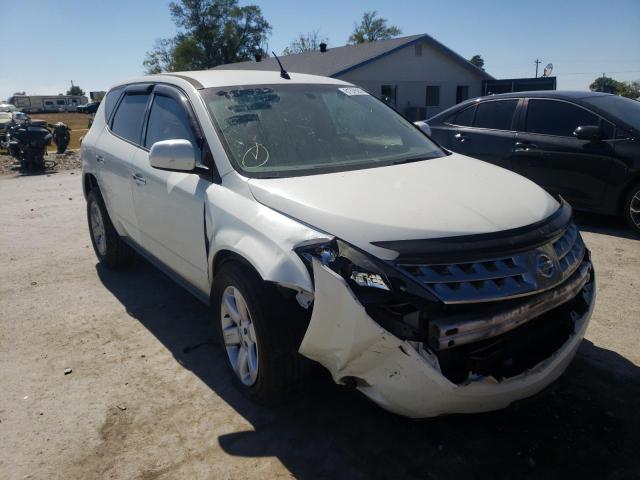 JN8AZ08W16W501458 - 2006 NISSAN MURANO SL WHITE photo 1