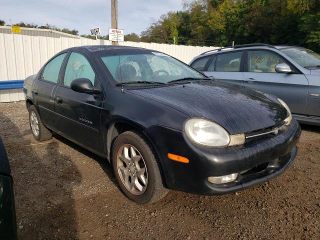 1B3ES46C7YD696161 - 2000 DODGE NEON BASE BLACK photo 1