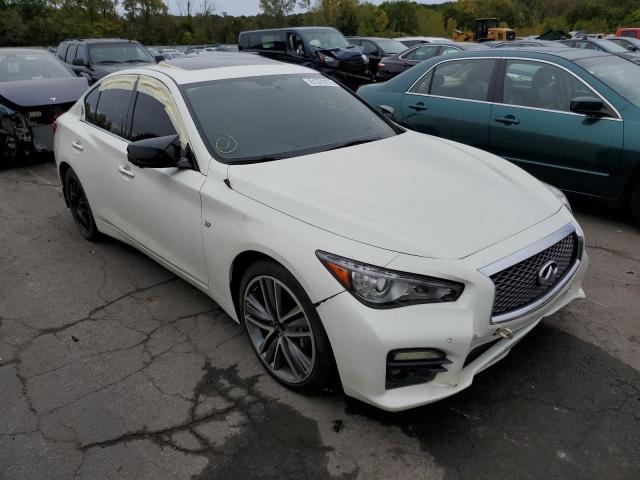 JN1BV7AR8FM412591 - 2015 INFINITI Q50 BASE WHITE photo 1