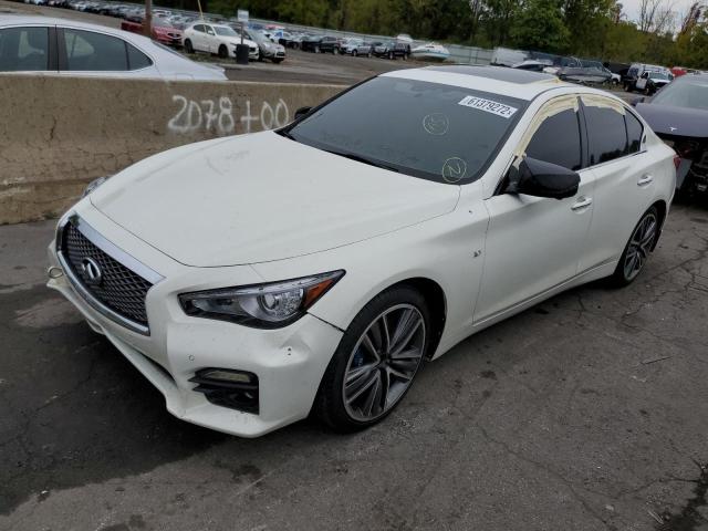 JN1BV7AR8FM412591 - 2015 INFINITI Q50 BASE WHITE photo 2