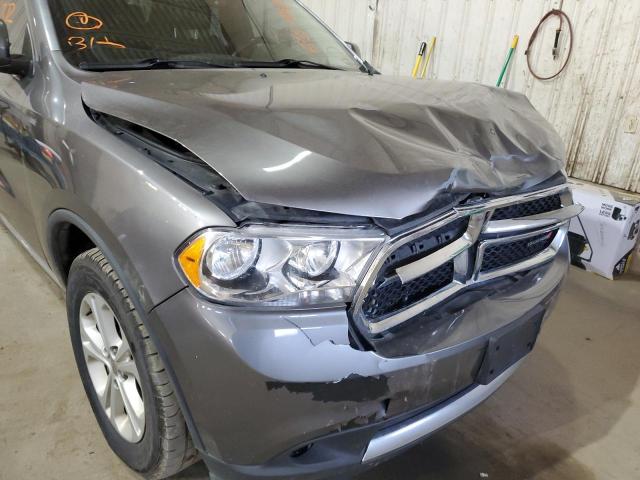 1C4SDJDTXDC540774 - 2013 DODGE DURANGO CR GRAY photo 9