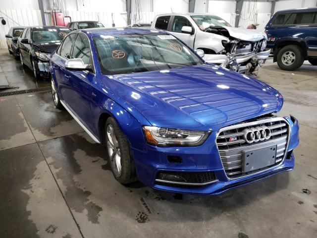 WAUKGAFL5GA003635 - 2016 AUDI S4 PRESTIG BLUE photo 1