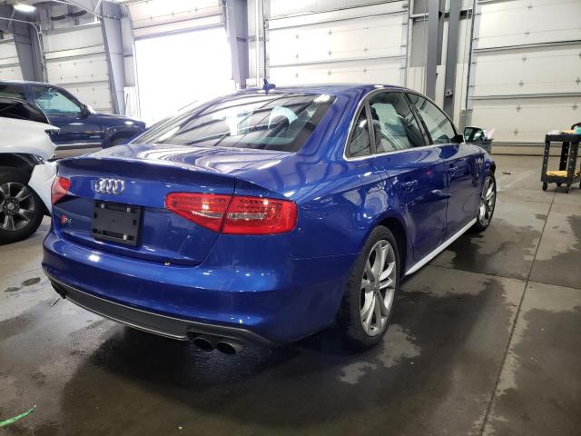 WAUKGAFL5GA003635 - 2016 AUDI S4 PRESTIG BLUE photo 4