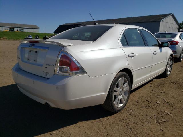 3FAHP08109R193829 - 2009 FORD FUSION SEL WHITE photo 4