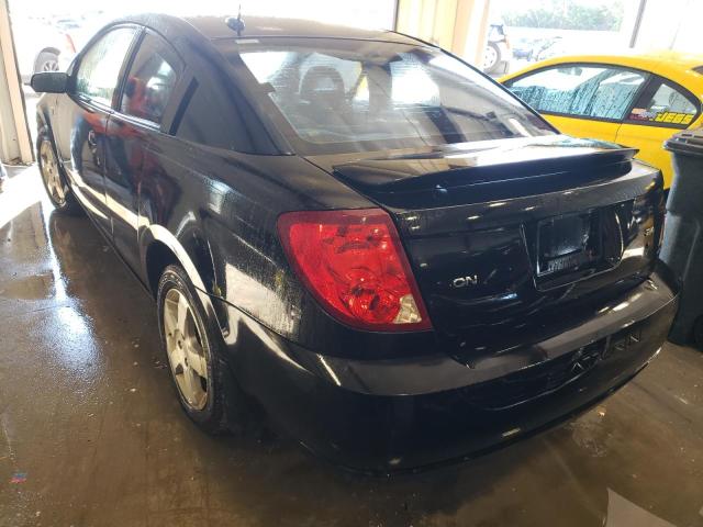 1G8AW18B27Z127475 - 2007 SATURN ION LEVEL BLACK photo 3