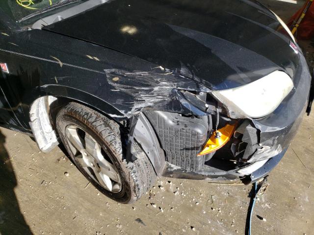1G8AW18B27Z127475 - 2007 SATURN ION LEVEL BLACK photo 9