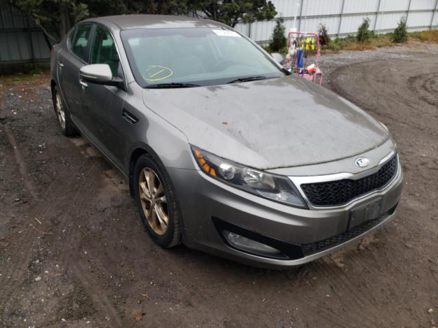 5XXGN4A78CG038856 - 2012 KIA OPTIMA EX GRAY photo 1