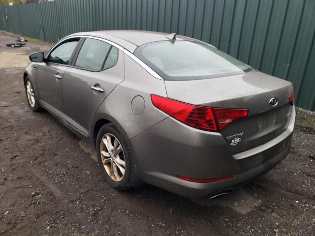 5XXGN4A78CG038856 - 2012 KIA OPTIMA EX GRAY photo 3