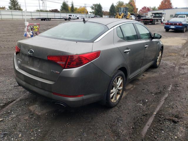 5XXGN4A78CG038856 - 2012 KIA OPTIMA EX GRAY photo 4