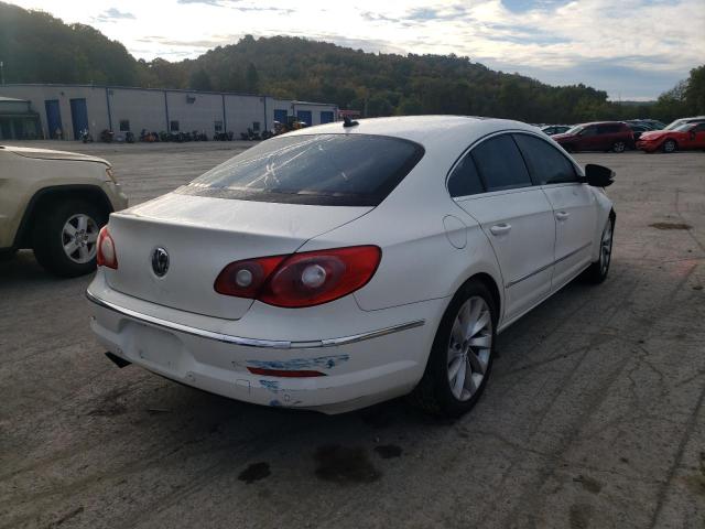 WVWEU73C99E536907 - 2009 VOLKSWAGEN CC WHITE photo 4