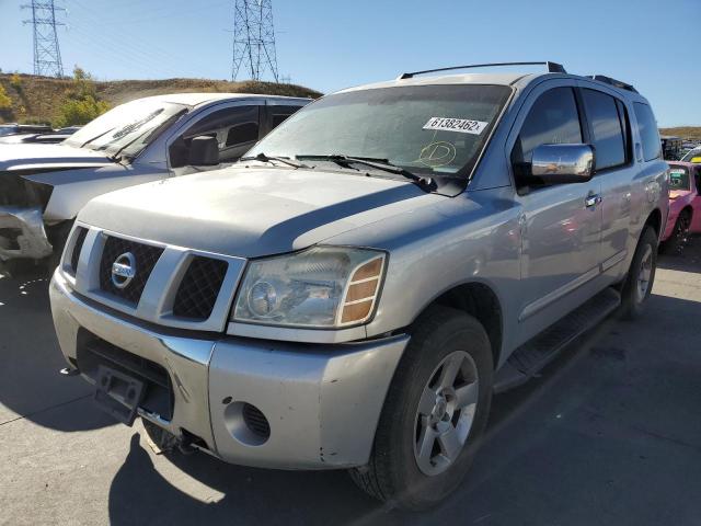 5N1AA08B84N739578 - 2004 NISSAN ARMADA SE SILVER photo 2