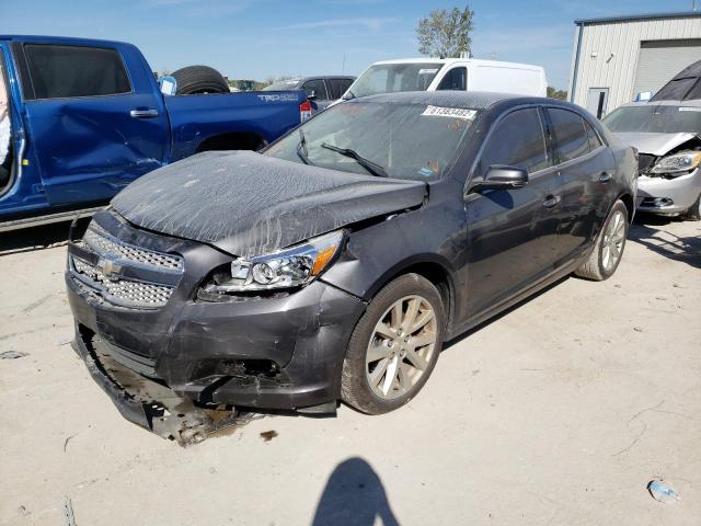 1G11H5SA3DF305892 - 2013 CHEVROLET MALIBU LTZ ნაცრისფერი ფოტო 2