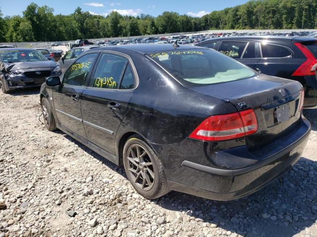 YS3FD46Y871012199 - 2007 SAAB 9-3 2.0T BLACK photo 3