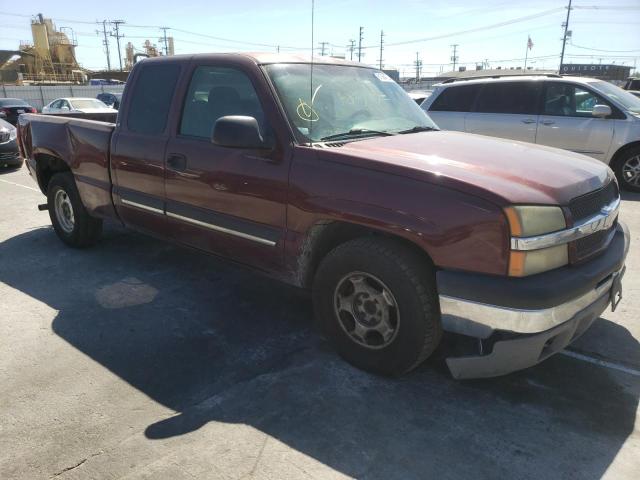 2GCEC19V731147457 - 2003 CHEVROLET SILVERADO BURGUNDY photo 1