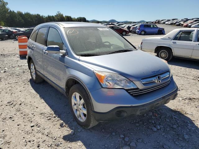 JHLRE38798C045012 - 2008 HONDA CR-V EXL BLUE photo 9